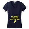 The Force is Strong With This One Women's V-Neck T-Shirt