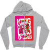 card as Zipper Hoodie
