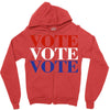 Vote Vote Vote America Zipper Hoodie