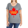 canada strong Ladies Curvy T-Shirt