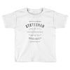 Gentleman (f143) Toddler T-shirt