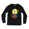 minion parody superman Long Sleeve Shirts