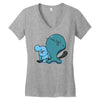 wooooobba! Women's V-Neck T-Shirt