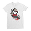 freddy krueger cartoon ideal birthday present or gift Ladies Fitted T-Shirt