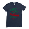 Daddy Hiking Buddy Mountains Ladies Fitted T-Shirt