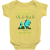 never underestimate an old man with a Baby Onesie