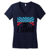 I Don't Kneel Women's V-Neck T-Shirt