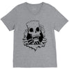 bart skull V-Neck Tee
