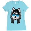 huskie music Ladies Fitted T-Shirt