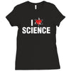 i love science Ladies Fitted T-Shirt