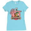 funny rude  beaver liquors, ideal gift or birthday present. Ladies Fitted T-Shirt