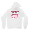 drink wine in ractangle Unisex Hoodie