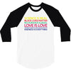 Anti Trump Science is Real Black Lives Matter T shirt 3/4 Sleeve Shirt