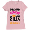 Class of 2017 Proud GrandMother Graduation Ladies Fitted T-Shirt