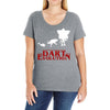 dart evolution stranger dustin tv show Ladies Curvy T-Shirt
