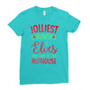 jolliest bunch of elves this side of the nuthouse Ladies Fitted T-Shirt