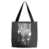 banksy street art zebra bar code Tote Bags