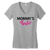 mommy's bestie Women's V-Neck T-Shirt