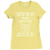 meowy christmas Ladies Fitted T-Shirt