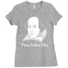 prose before hos  funny william shakespeare joke comedy rude Ladies Fitted T-Shirt