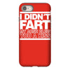 i didn't fart mens funny iPhone 8