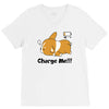 corgi cute puppy low battery charge me V-Neck Tee