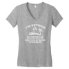 i'm retired Women's V-Neck T-Shirt