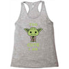 too cute i am Racerback Tank