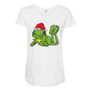 kermit christmas Maternity Scoop Neck T-shirt