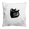 how to train your human Throw Pillow