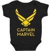 captain marvel 4 Baby Bodysuit