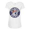 evanston hockey Maternity Scoop Neck T-shirt