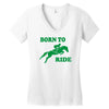 born to ride horse riding pony horse Women's V-Neck T-Shirt