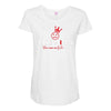 king dead Maternity Scoop Neck T-shirt