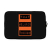 wear that melanin though Laptop sleeve