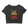 family christmas tis the season to be merry Crop Top