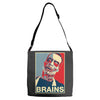 zombie poster, ideal birthday gift or present Adjustable Strap Totes