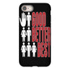 rude good better best, ideal birthday gift or present iPhone 8 Case