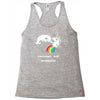 unicorns are overrated Racerback Tank