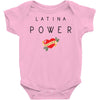latina power with cute heart Baby Bodysuit