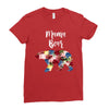 mama bear floral Ladies Fitted T-Shirt
