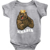 bear khabib Baby Bodysuit