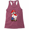 mario licking toad Racerback Tank