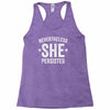 nevertheless   she persisted Racerback Tank