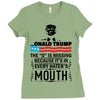 Donald trump The D Is Missing Ladies Fitted T-Shirt
