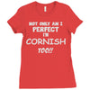 perfect cornish Ladies Fitted T-Shirt