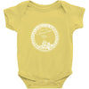 back to back world war champs raising flag Baby Onesie
