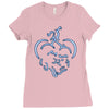 pet love cat Ladies Fitted T-Shirt
