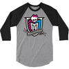 monster high color shield   copy 3/4 Sleeve Shirt
