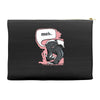 meh says honey badger Accessory Pouches